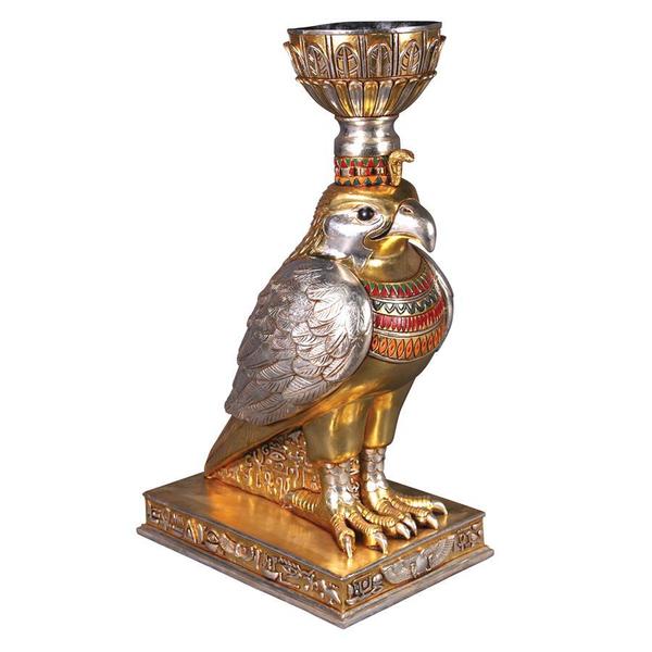 Design Toscano Horus, the Egyptian Winged Falcon: Sculptural Urn NE75337